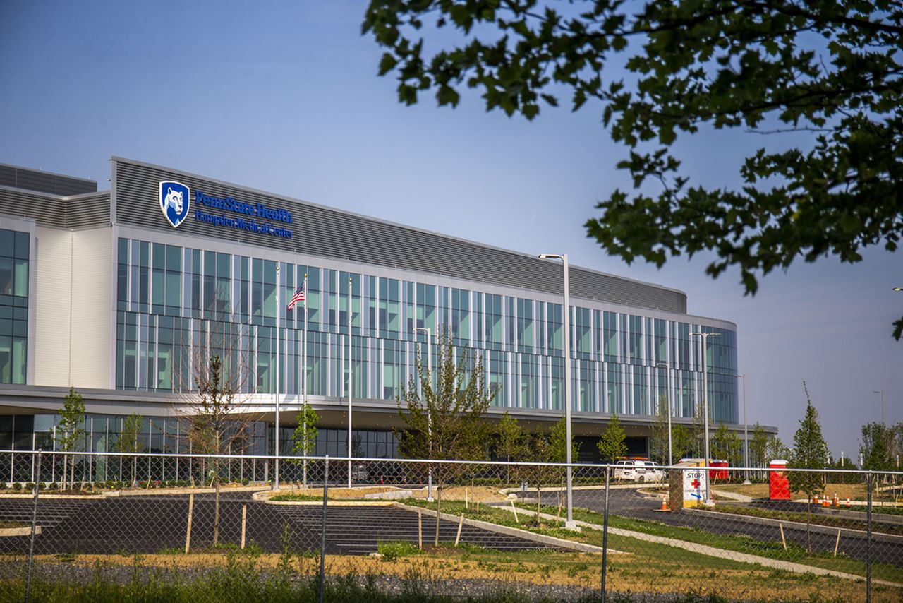 the Penn State Health building